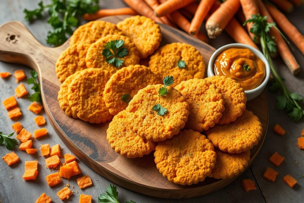 Carrot Pulp Crackers