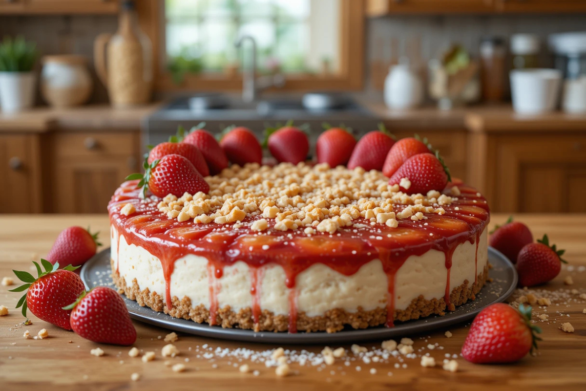 Strawberry Crunch Cheesecake featured image