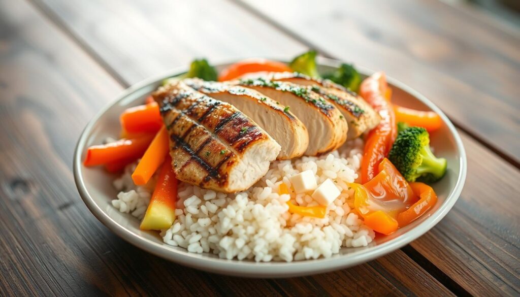 Is chicken and rice a healthy meal for weight loss