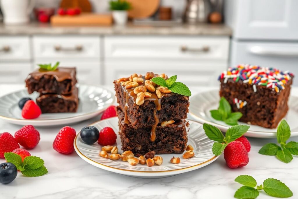 What are the three types of brownies?