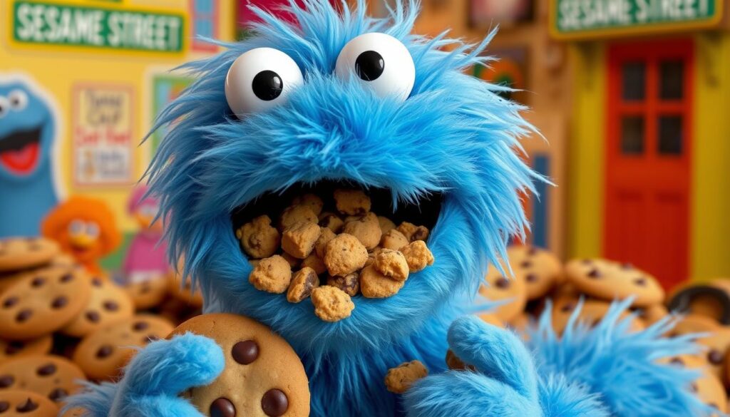 What is Cookie Monster made of?