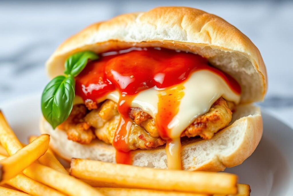 chicken parm sandwich