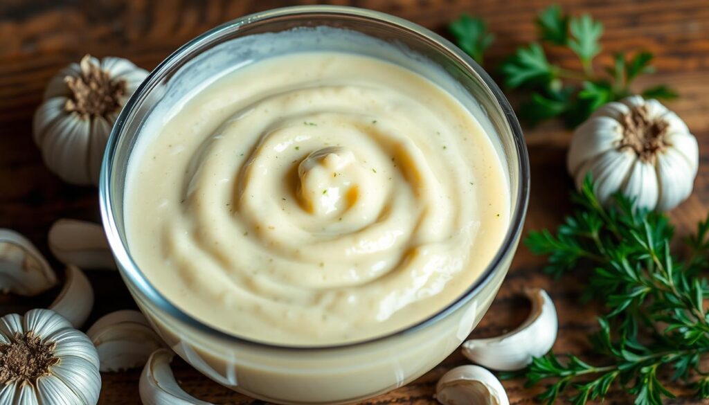 creamy garlic sauce