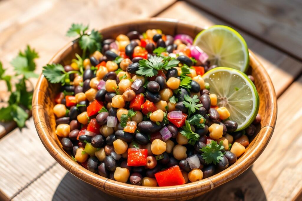 dense bean salad