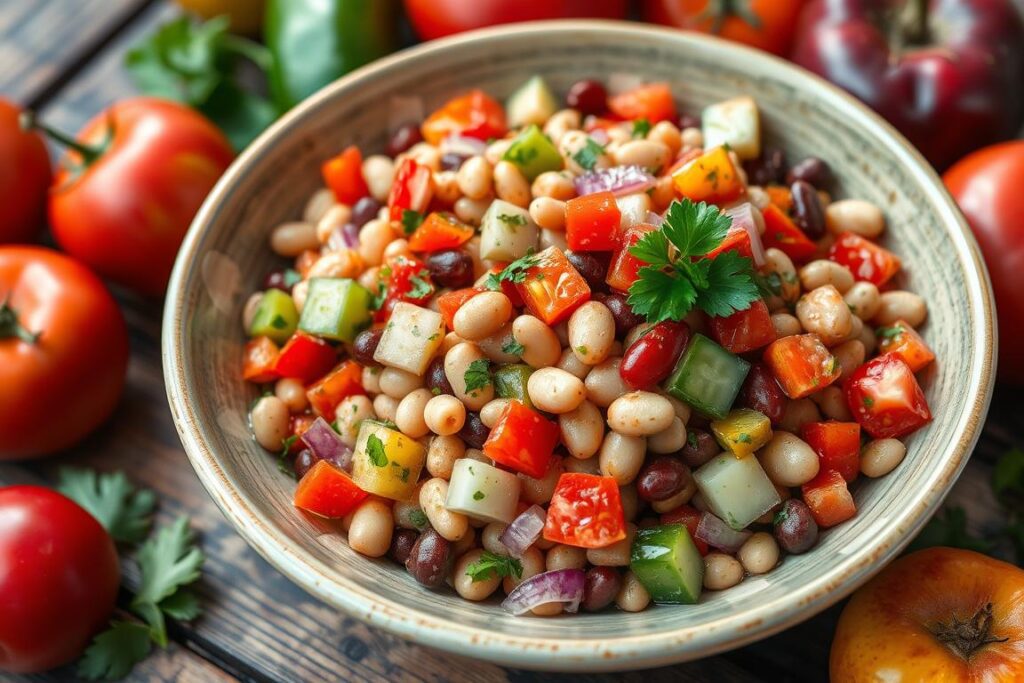 dense bean salad recipe