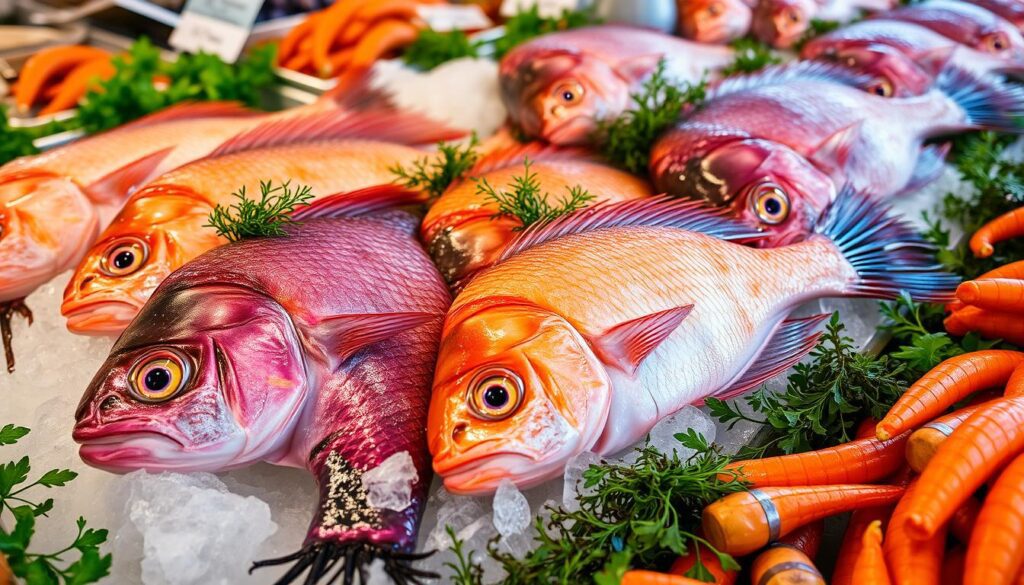 fresh rockfish selection