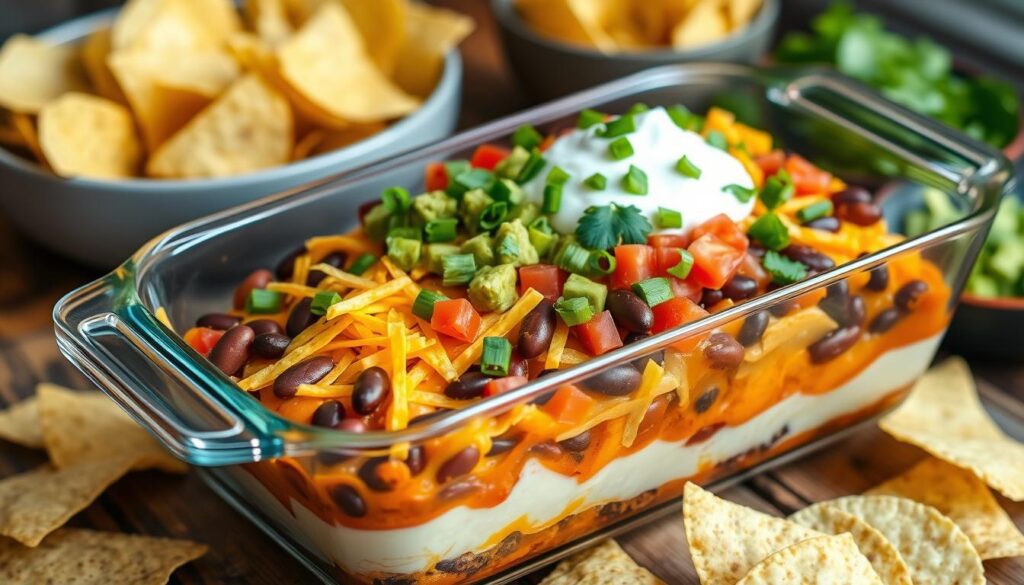 make-ahead taco dip