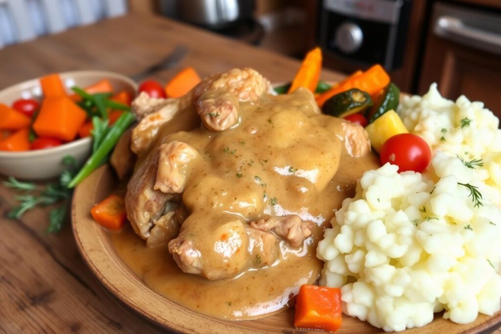 savory chicken crockpot meal