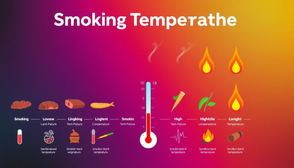 smoking temperatures