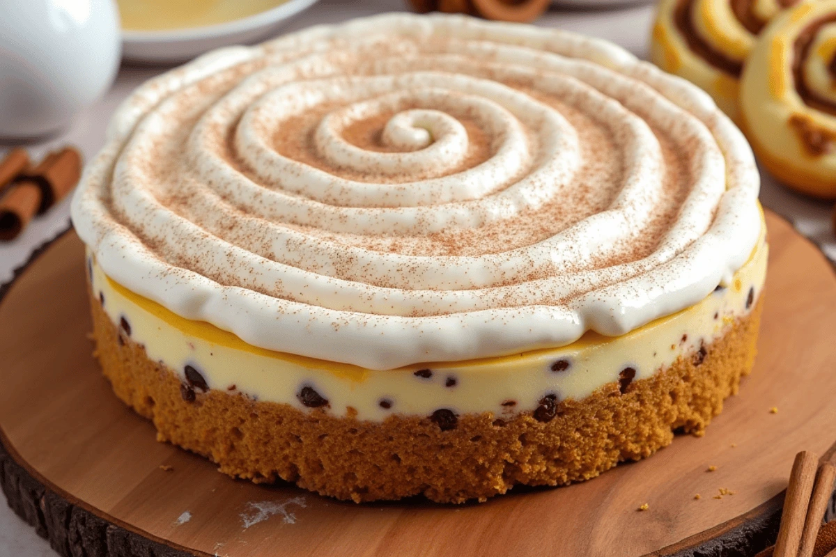 Cinnamon Roll Cheesecake