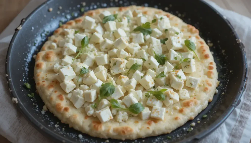 How do you know when cottage cheese flatbread is done?