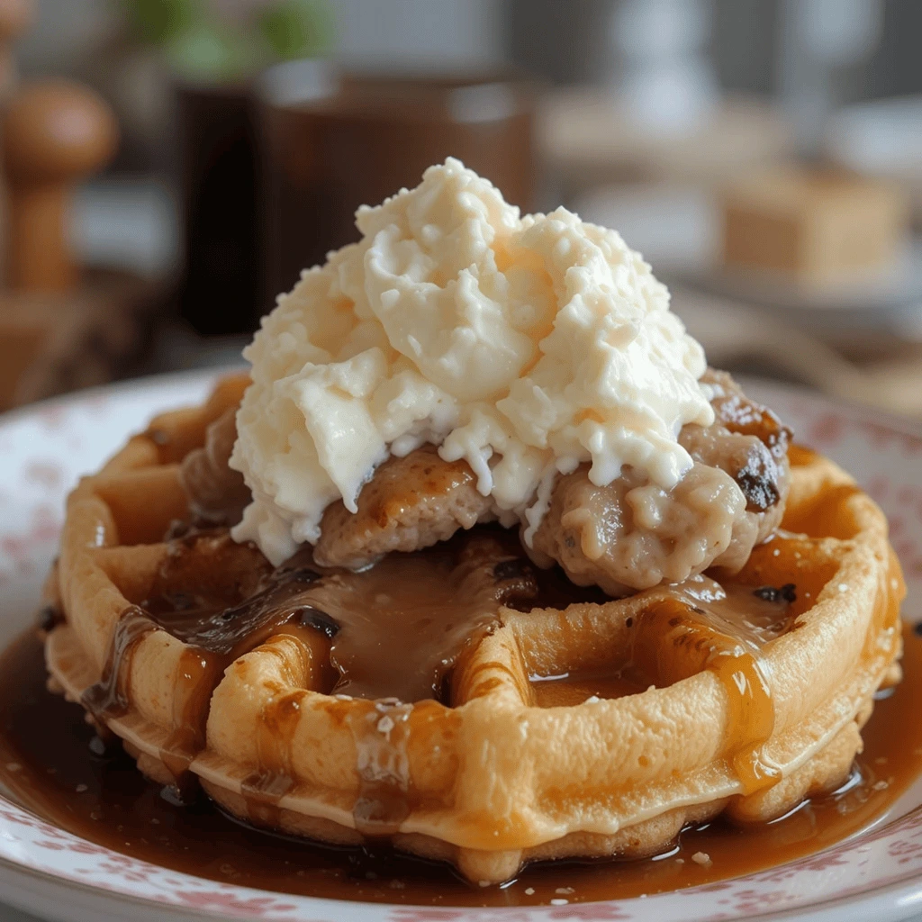 Cream Cheese on and Pancakes