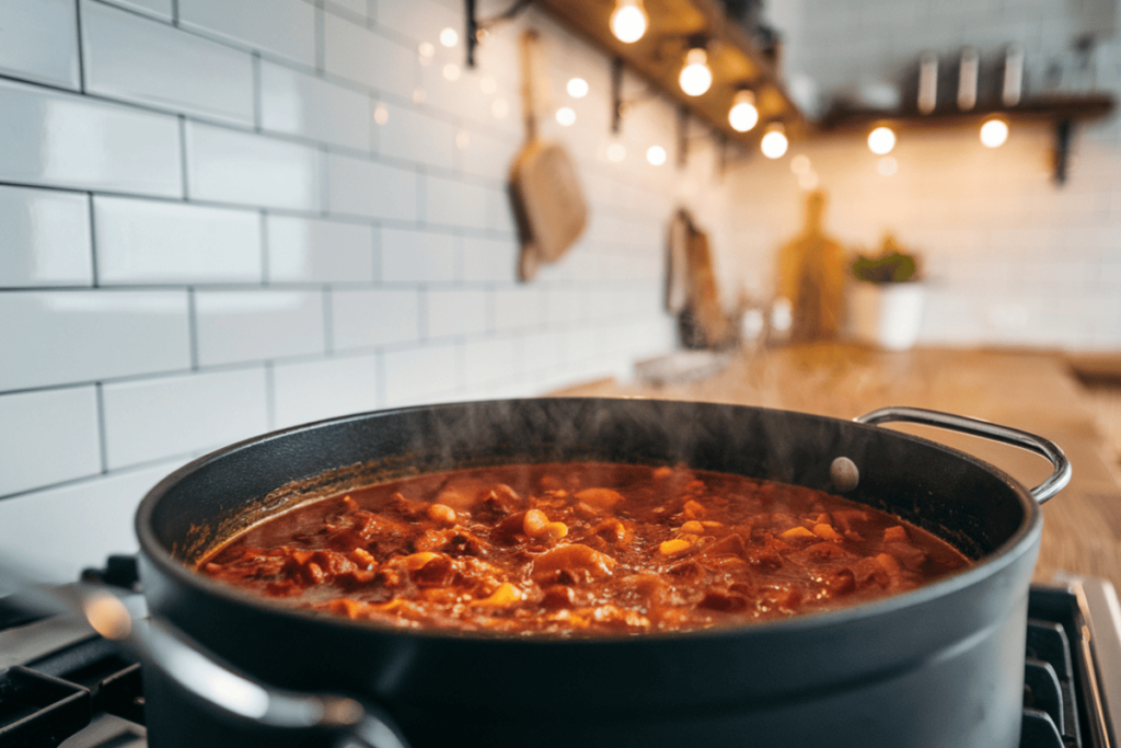 chili recipe with enchilada sauce and ground beef