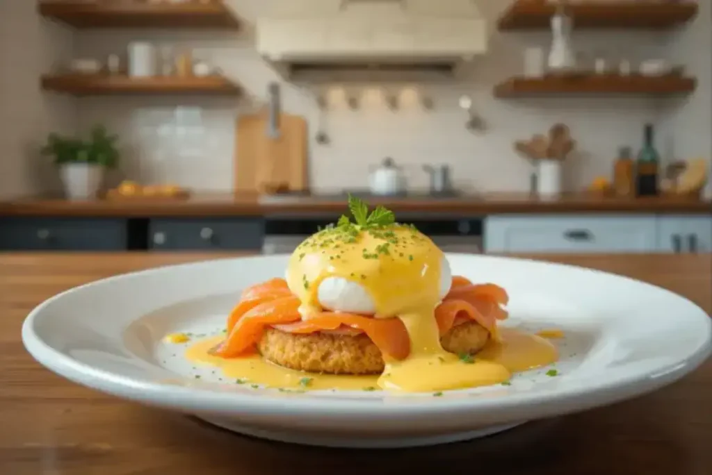 What is the difference between eggs royale and Eggs Benedict