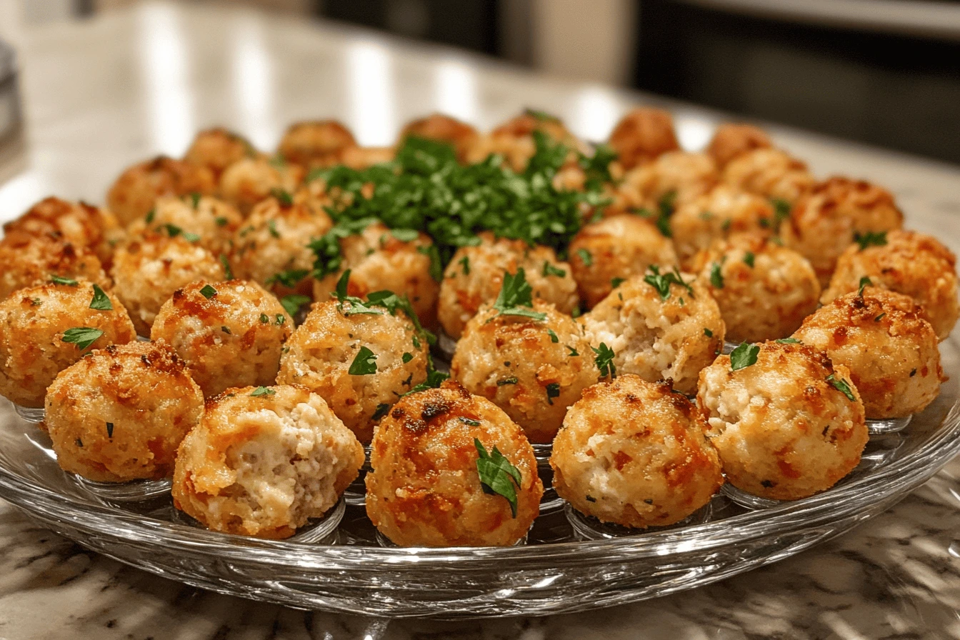 Rotel Cream Cheese Sausage Balls